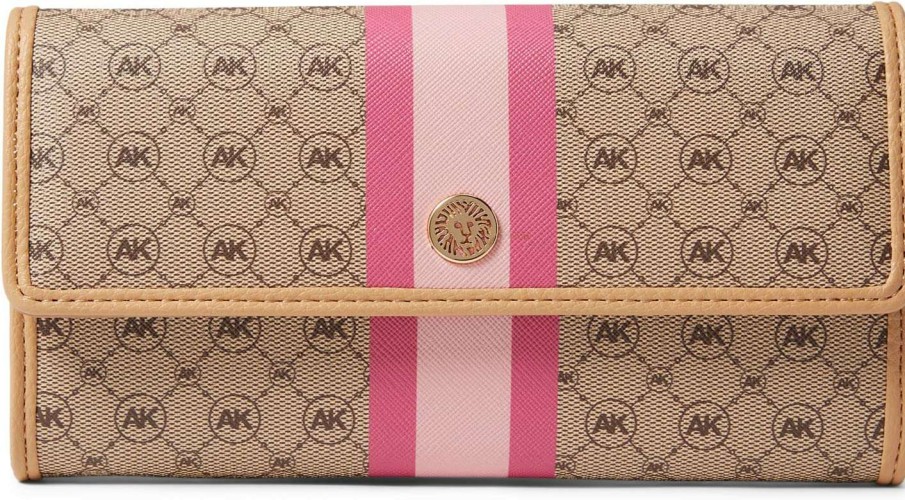 Anne Klein Bags * | Varsity Logo Continental Wallet Anne Klein Limited Edition