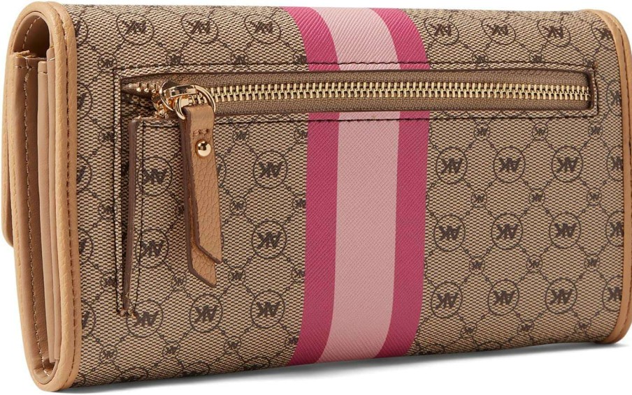 Anne Klein Bags * | Varsity Logo Continental Wallet Anne Klein Limited Edition