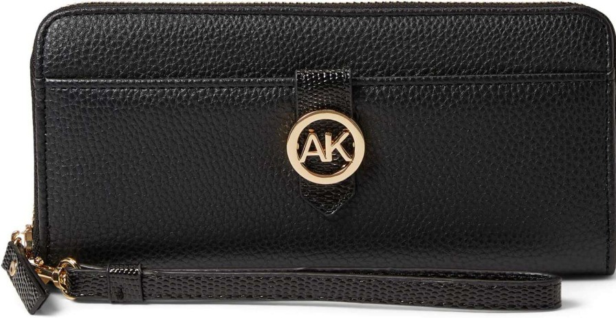 Anne Klein Bags * | Branded Slim Zip Wallet Anne Klein Premium