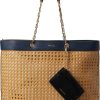 Anne Klein Bags * | Triple Compartment Chain Tote With Card Case Anne Klein Closeout Sale