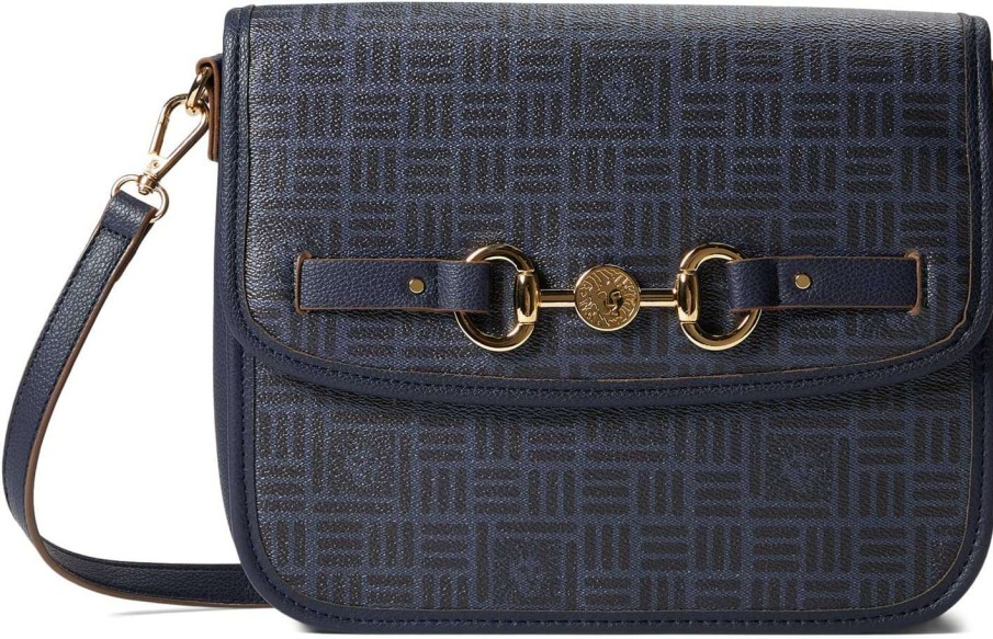 Anne Klein Bags * | Horse Bit Flap Crossbody Anne Klein Shop