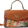 Anne Klein Bags * | Floral Top-Handle Satchel Anne Klein Best Sale