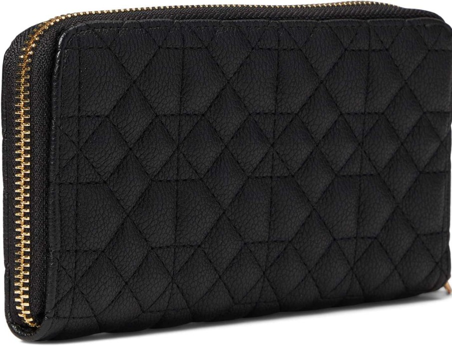 Anne Klein Bags * | Quilted Slim Zip Wallet Anne Klein Fire Sale