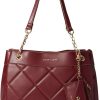 Anne Klein Bags * | Quilted Satchel With Card Case Anne Klein Classical