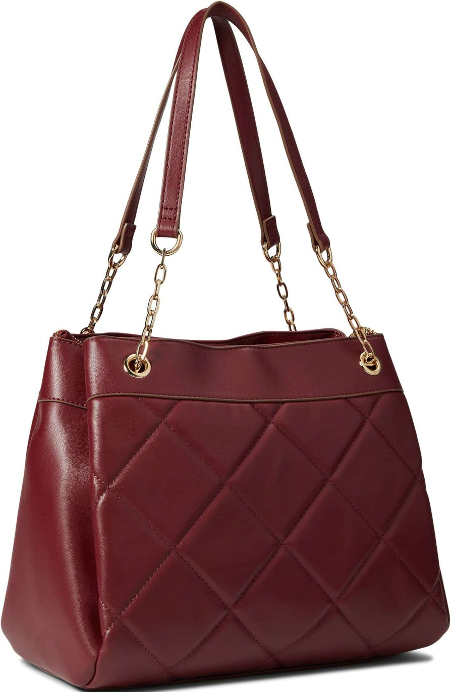 Anne Klein Bags * | Quilted Satchel With Card Case Anne Klein Classical