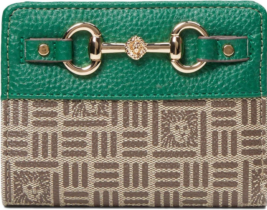 Anne Klein Bags * | Compact Logo Horsebit Wallet Anne Klein Top Sell