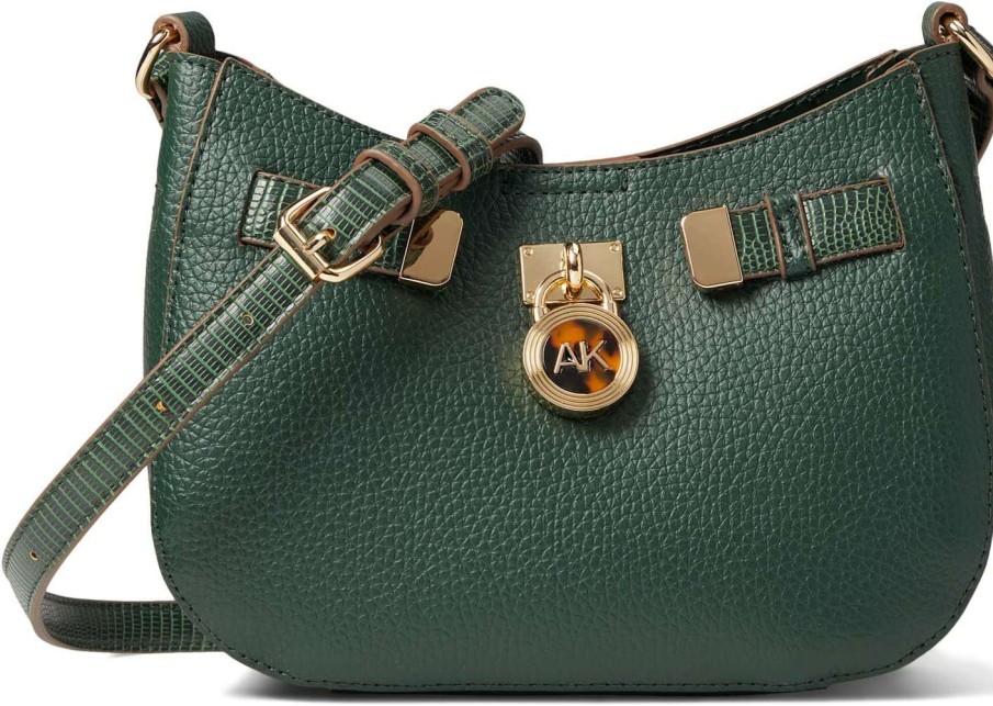 Anne Klein Bags * | Curved Crossbody With Lock Anne Klein Limited Edition