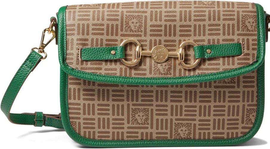 Anne Klein Bags * | Horse Bit Flap Crossbody Anne Klein Top Selling