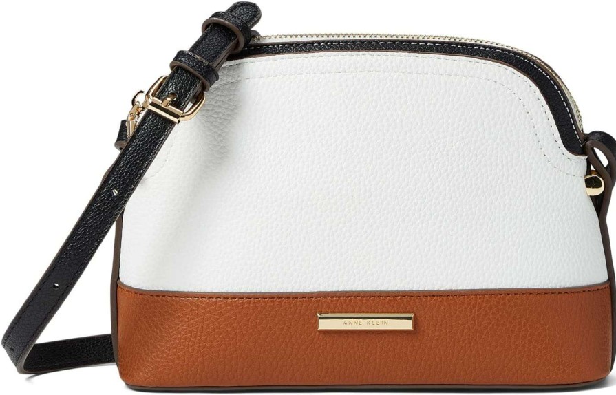 Anne Klein Bags * | Curved Crossbody Anne Klein Best Sale