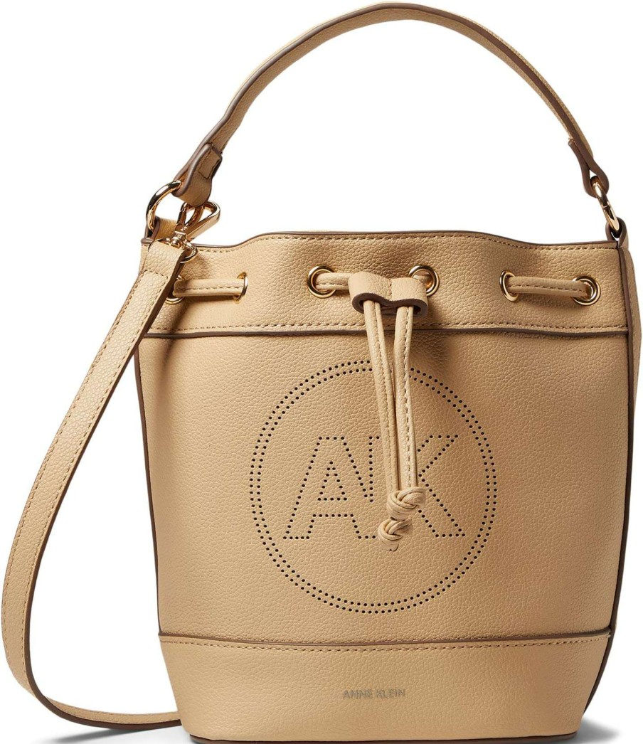 Anne Klein Bags * | Placed Perf Logo Drawstring Crossbody Anne Klein Top Selling