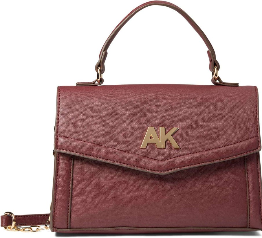 Anne Klein Bags * | Flap Top Handle Satchel Anne Klein Fashion