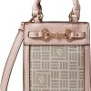 Anne Klein Bags * | Mini Top-Handle Logo Crossbody With Horsebit Anne Klein Top Sellers