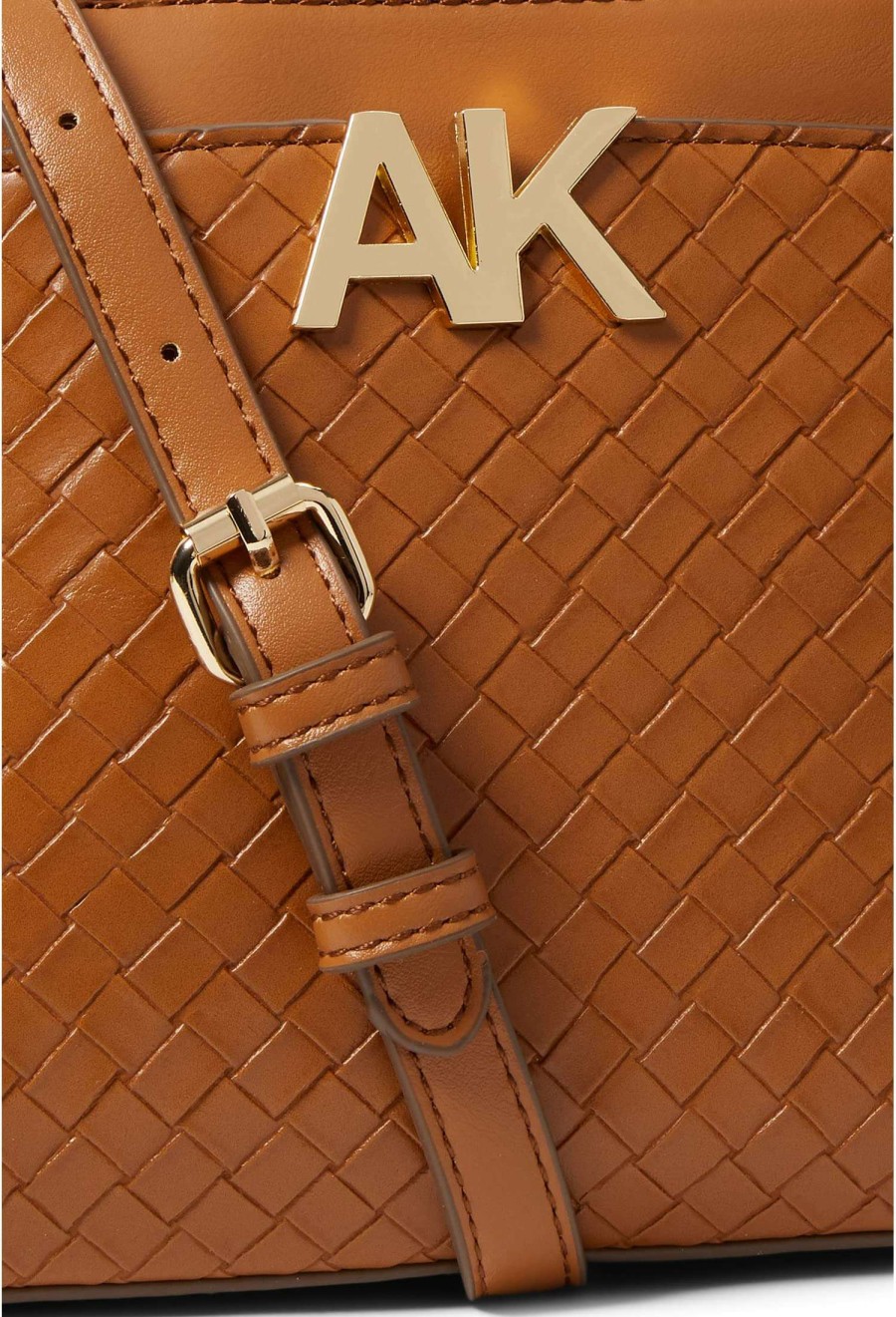 Anne Klein Bags * | Woven Curved Crossbody Anne Klein Limited Edition