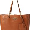 Anne Klein Bags * | Woven Tote W/ Card Case Anne Klein Closeout Sale