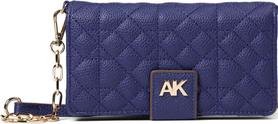 Anne Klein Bags * | Quilted Wallet On A Chain Anne Klein Fire Sale