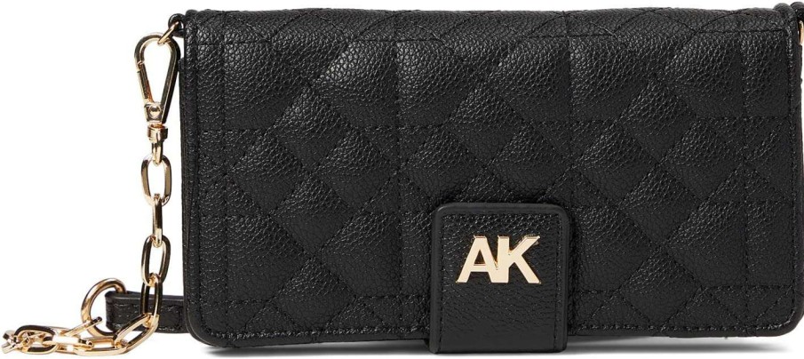 Anne Klein Bags * | Quilted Wallet On A Chain Anne Klein Discounts