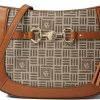 Anne Klein Bags * | Curved Logo Crossbody With Horsebit Anne Klein Discount Store