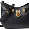 Anne Klein Bags * | Curved Crossbody With Lock Anne Klein Hot Sell