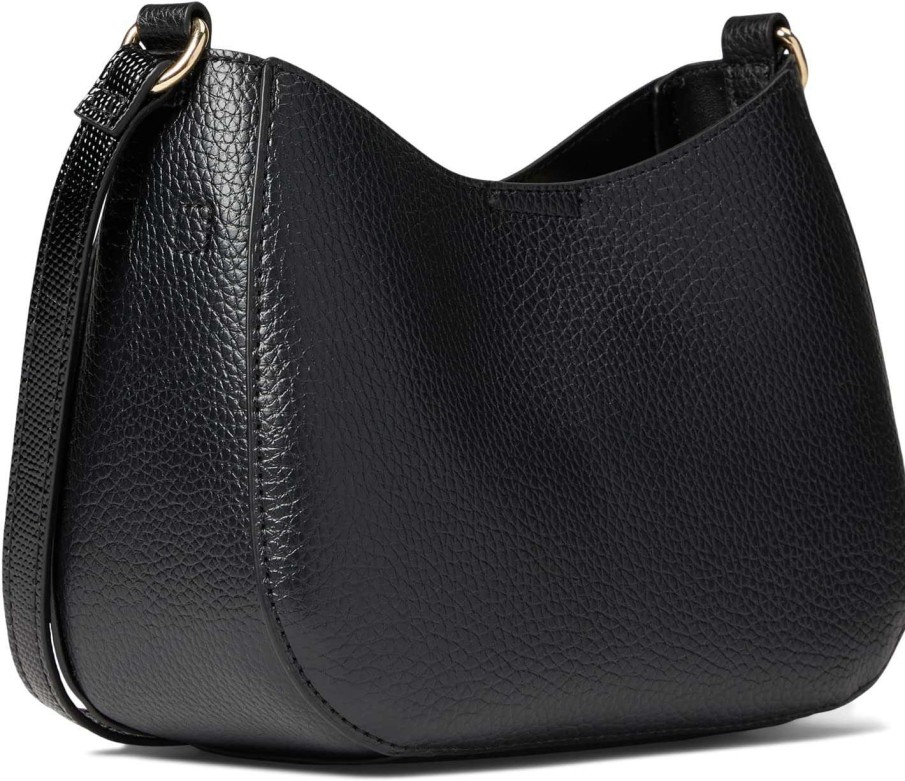 Anne Klein Bags * | Curved Crossbody With Lock Anne Klein Hot Sell